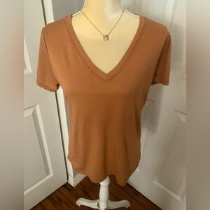 NWT Joie Tshirt in dark peach.